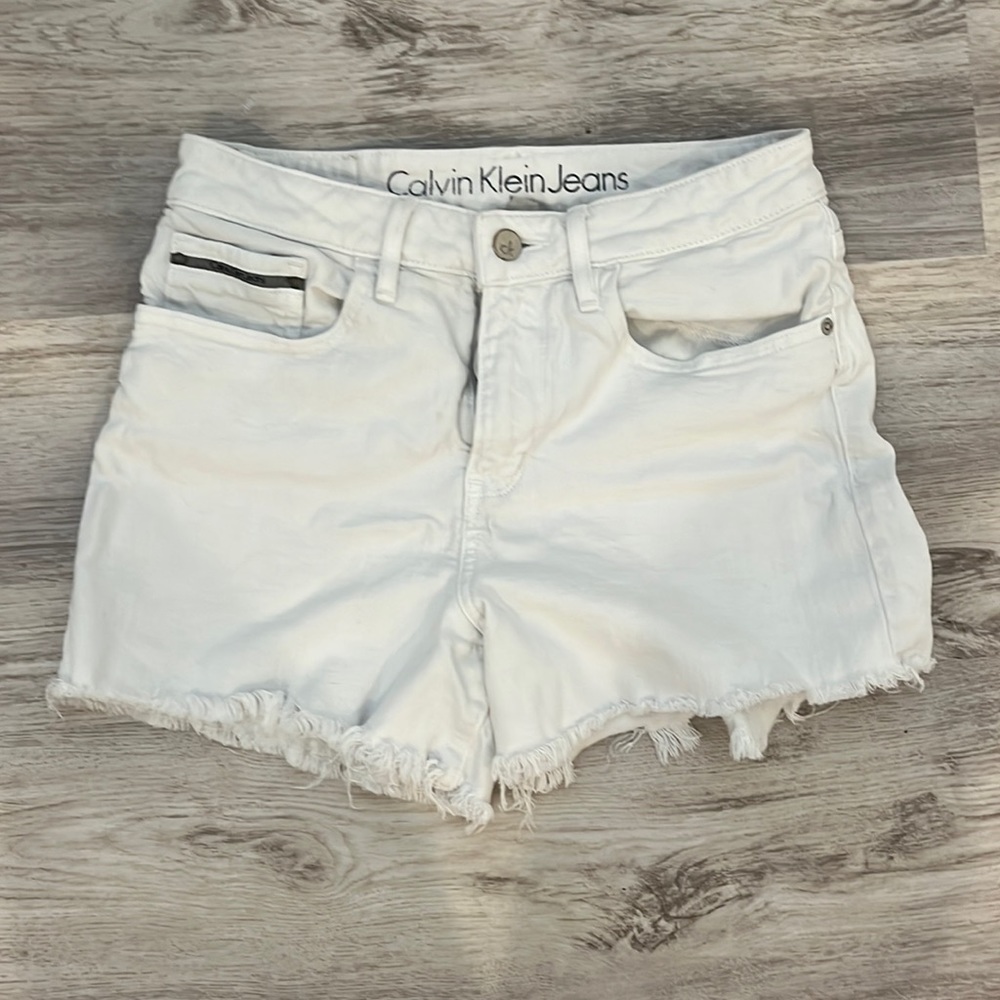 calvin klein jean shorts
